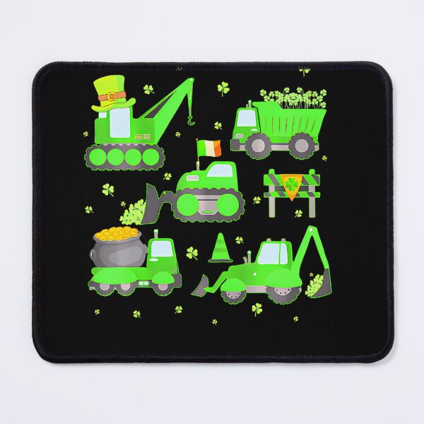 Item preview, Kids Funny St Patricks Day Crane Truck Construction Boys designed and sold by Moxizz.