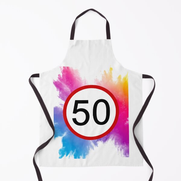 Item preview, 50, Red Circle, Road Sign, Age Sign, Fifty designed and sold by AASparksDesigns.