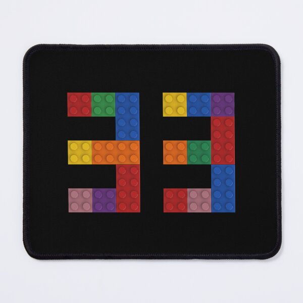 Item preview, 33 numbering made of bricks designed and sold by Brickification.