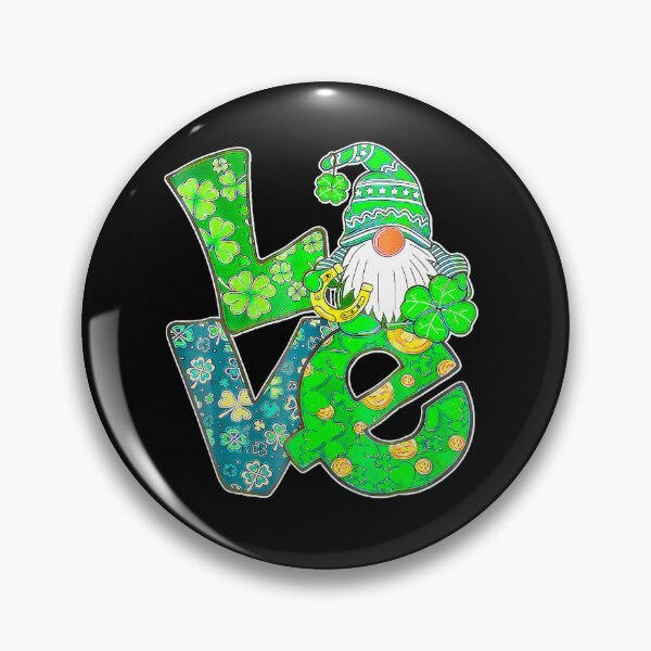 Item preview, Love Gnome Shamrock Horseshoe Lucky Happy St Patricks Day  designed and sold by Moxizz.