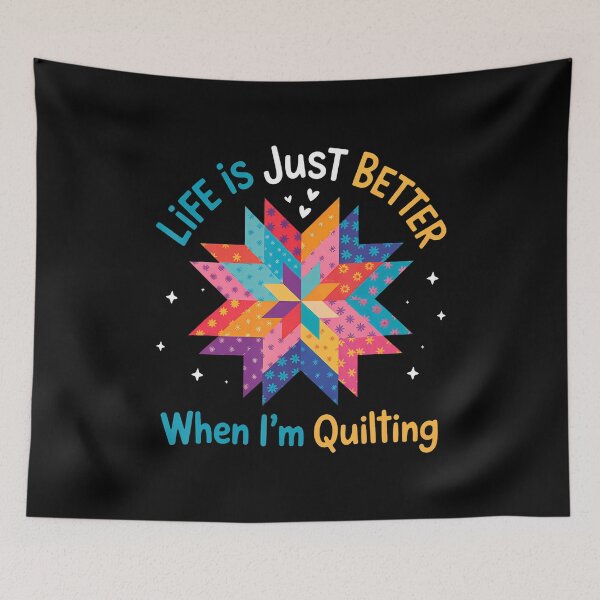 Item preview, Funny Sewing Quilter Life Is Just Better When I'M Quilting designed and sold by markettathorn.
