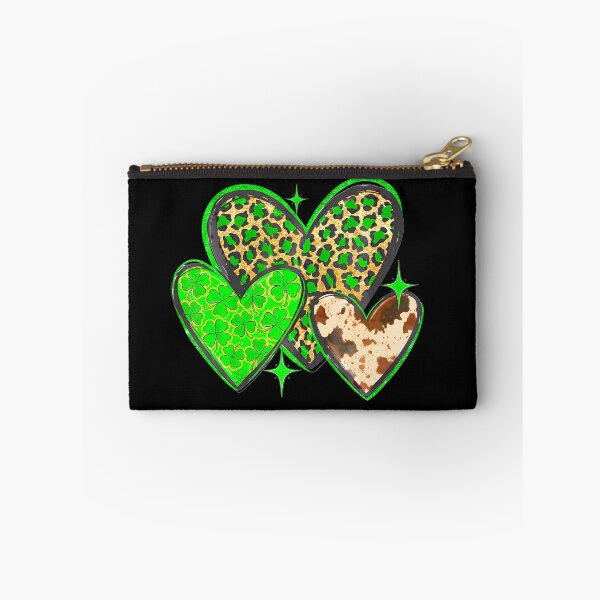 Item preview,  Leopard Heart Lucky Clover St Patricks Day  designed and sold by Moxizz.