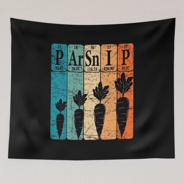 Item preview, Parsnip Periodic Table Elements Parsnip Vegetable Retro designed and sold by SarahLeanne1.