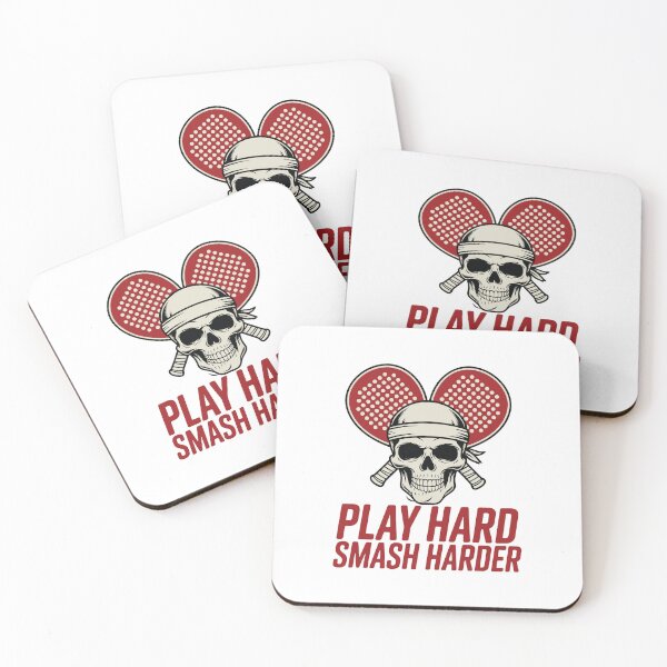 Item preview, Play Hard Smash Harder – Padel Skull Graphic | Padel Tennis Shirt for Players & Fans designed and sold by PrintMastery.