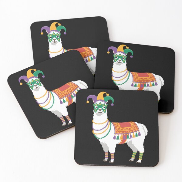Item preview, Mardi Gras Funny Llama No Probllama New Orleans Louisiana designed and sold by Moxizz.