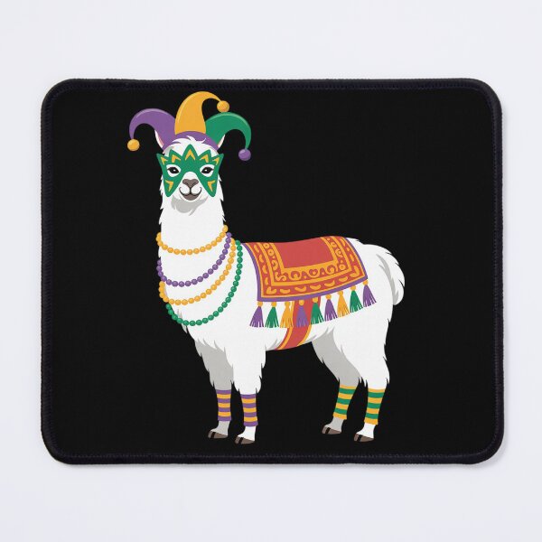 Item preview, Mardi Gras Funny Llama No Probllama New Orleans Louisiana designed and sold by Moxizz.