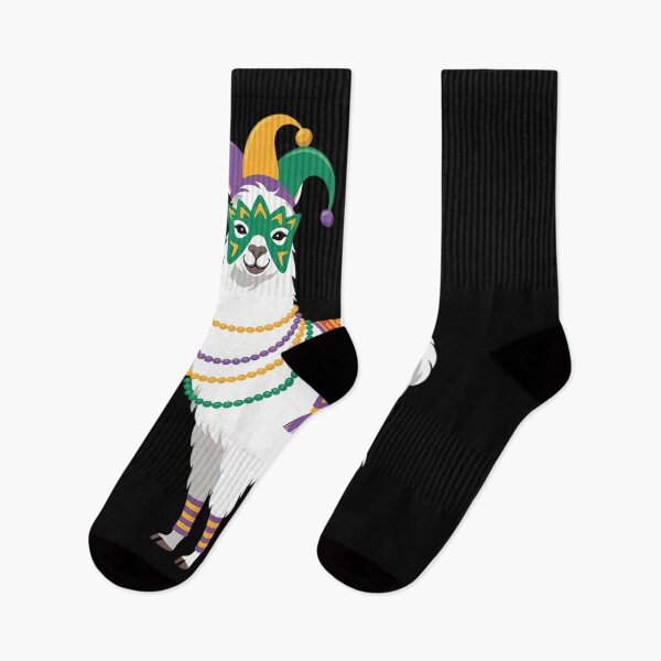 Item preview, Mardi Gras Funny Llama No Probllama New Orleans Louisiana designed and sold by Moxizz.