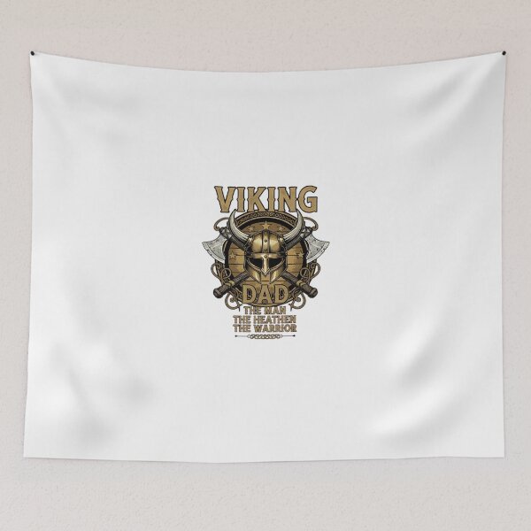 Item preview, Viking Dad Heathen Warrior Skull designed and sold by LeighlaF45.