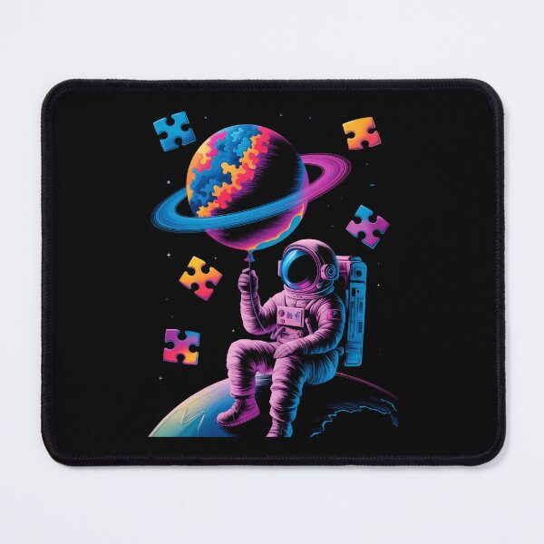 Item preview, Astronaut Balloon Autism Awareness Space Autistic Kids Boys designed and sold by CruelShadesSt.