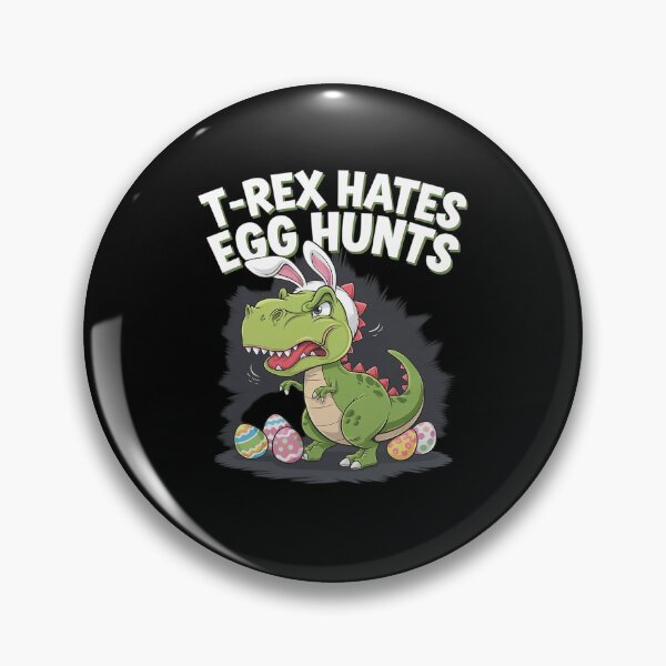 Item preview, Bunny Dinosaur Easter Day  T-Rex Hates Egg Hunts designed and sold by catsdothingz.