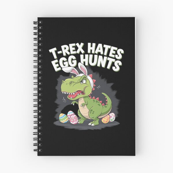 Item preview, Bunny Dinosaur Easter Day  T-Rex Hates Egg Hunts designed and sold by catsdothingz.