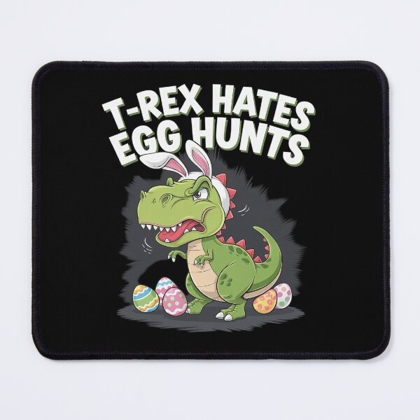 Item preview, Bunny Dinosaur Easter Day T-Rex Hates Egg Hunts designed and sold by catsdothingz.