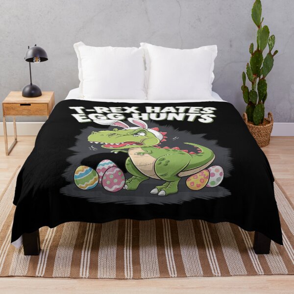 Item preview, Bunny Dinosaur Easter Day T-Rex Hates Egg Hunts designed and sold by catsdothingz.