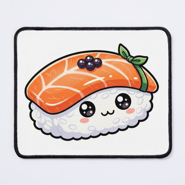 Item preview, Kawaii Salmon Nigiri designed and sold by plastikelectrik.