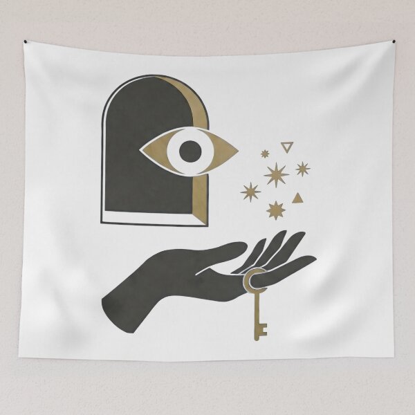 Item preview, The Seeing Eye & The Key – Symbol of Hidden Knowledge designed and sold by SoulenCify.