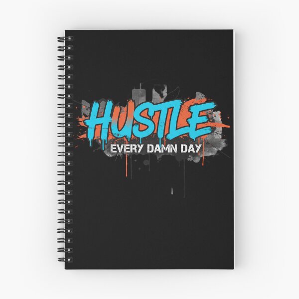Item preview, Hustle Every Damn Day Motivational Quote Design designed and sold by GiftedExplorer.