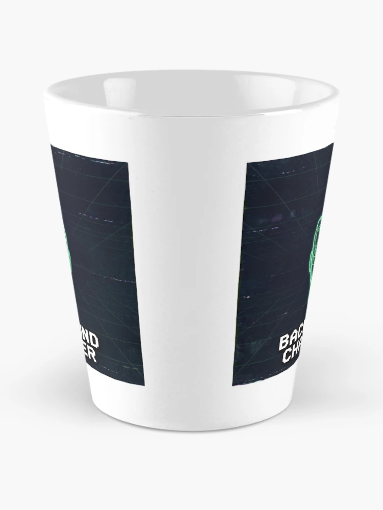 Thumbnail 2 of 4, Coffee Mug, Background Character - Retro Wireframe NPC Simulation designed and sold by NextLevelThread.