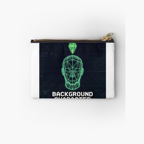 Item preview, Background Character - Retro Wireframe NPC Simulation designed and sold by NextLevelThread.