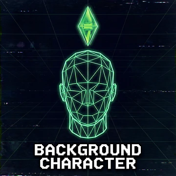 Artwork thumbnail, Background Character - Retro Wireframe NPC Simulation by NextLevelThread