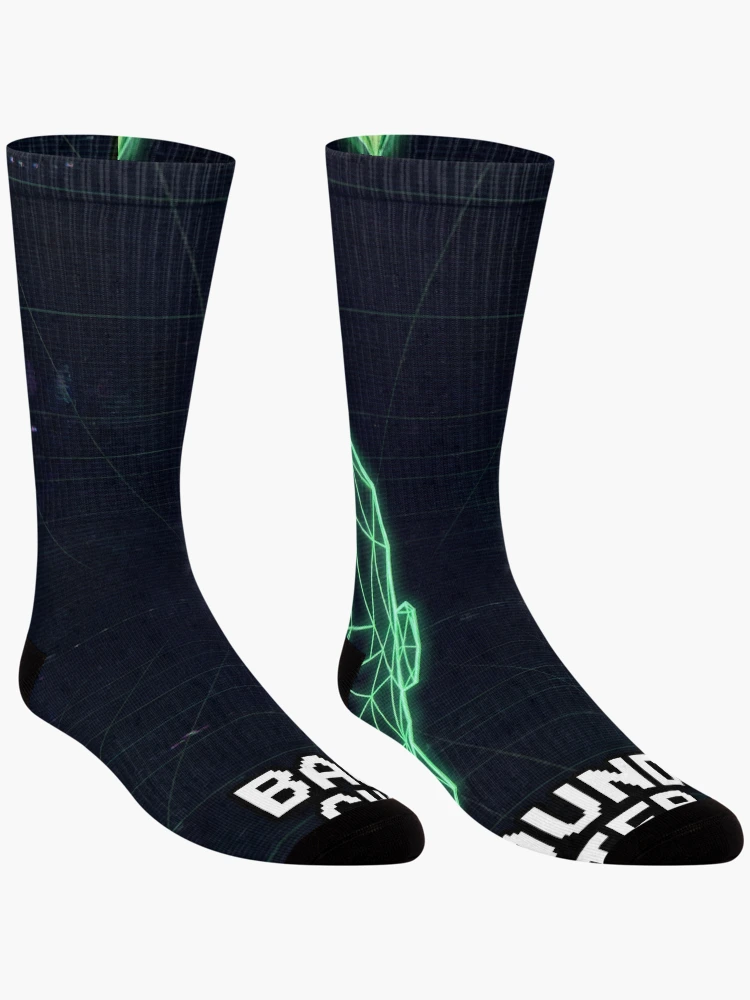 Thumbnail 3 of 5, Socks, Background Character - Retro Wireframe NPC Simulation designed and sold by NextLevelThread.