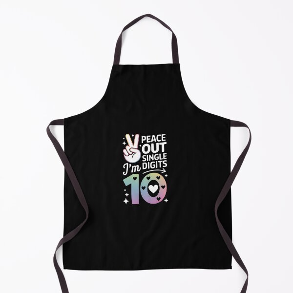 Item preview, Peace Out Single Digits Tie Dye 10 Year Old Girl Birthday designed and sold by LKappa3Faber.