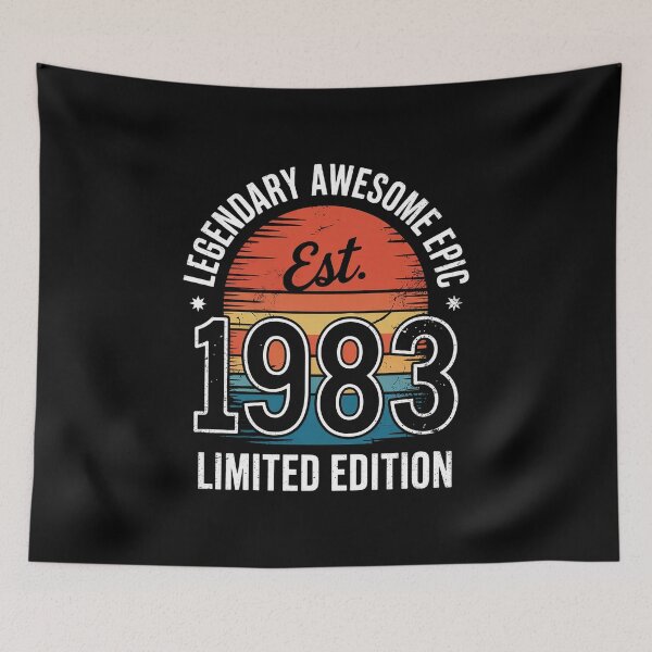 Item preview, Est 1983 Limited Edition 42nd Birthday Year Old designed and sold by IhanVaanMaArt.