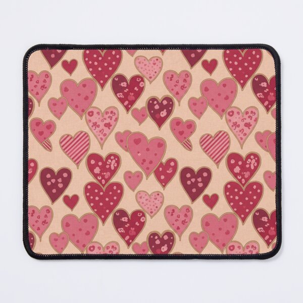 Item preview, Chunky Hearts Seamless Print"Dotted & Striped Valentine's Day Pattern" designed and sold by ZyVoAli.