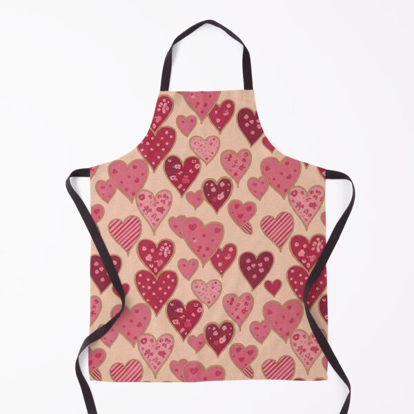 Item preview, Chunky Hearts Seamless Print"Dotted & Striped Valentine's Day Pattern" designed and sold by ZyVoAli.