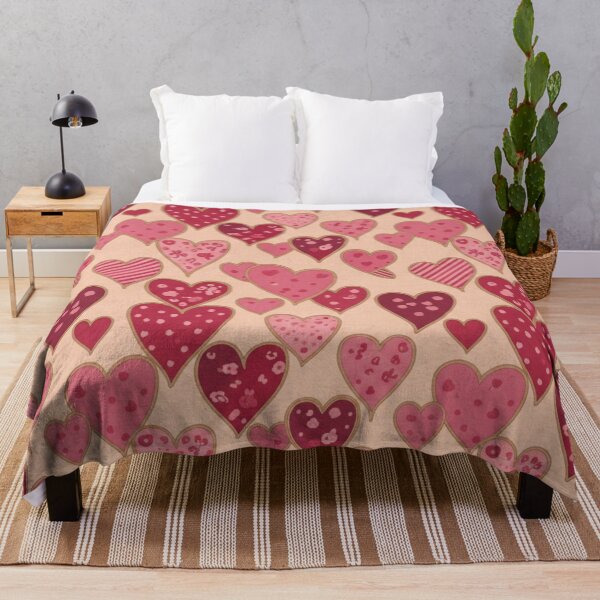 Item preview, Chunky Hearts Seamless Print"Dotted & Striped Valentine's Day Pattern" designed and sold by ZyVoAli.