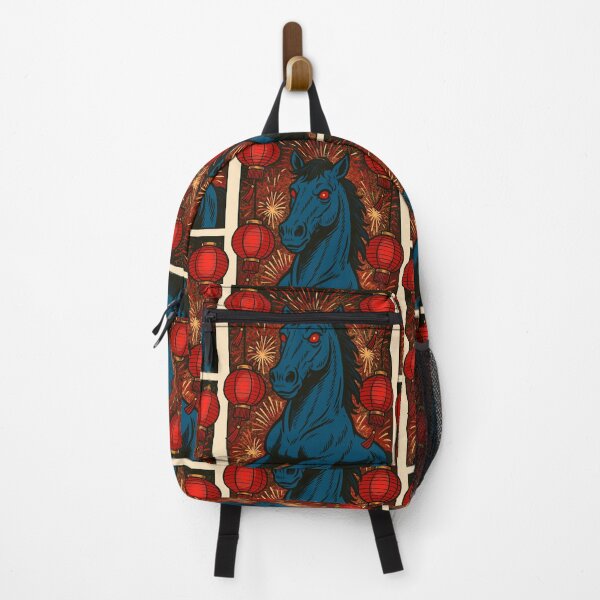 Item preview, Blucifer with Red Lanterns and Fireworks designed and sold by Ghost on Toast.