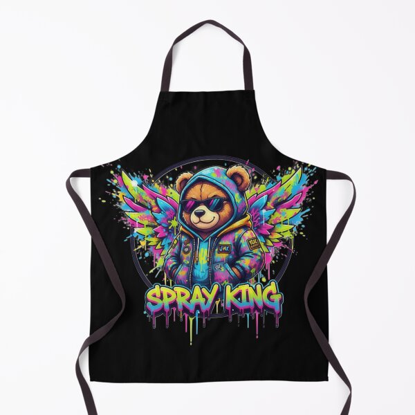 Item preview, Graffiti King Teddy – Colorful Street Vibes designed and sold by Whisky1111.