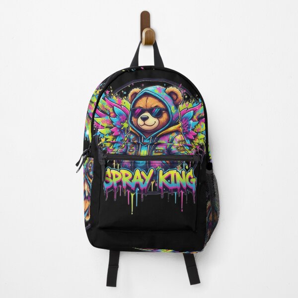 Item preview, Graffiti King Teddy – Colorful Street Vibes designed and sold by Whisky1111.