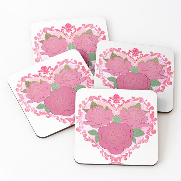 Item preview, Romantic Rose Heart Pattern designed and sold by Dintheo.