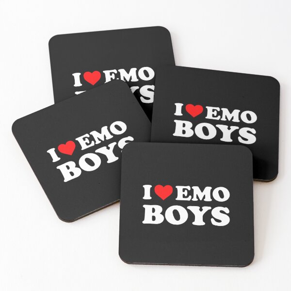 Item preview, i love emo boys meme shirt designed and sold by Kyna Arts.