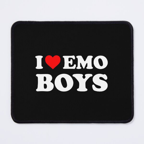 Item preview, i love emo boys meme shirt designed and sold by Kyna Arts.