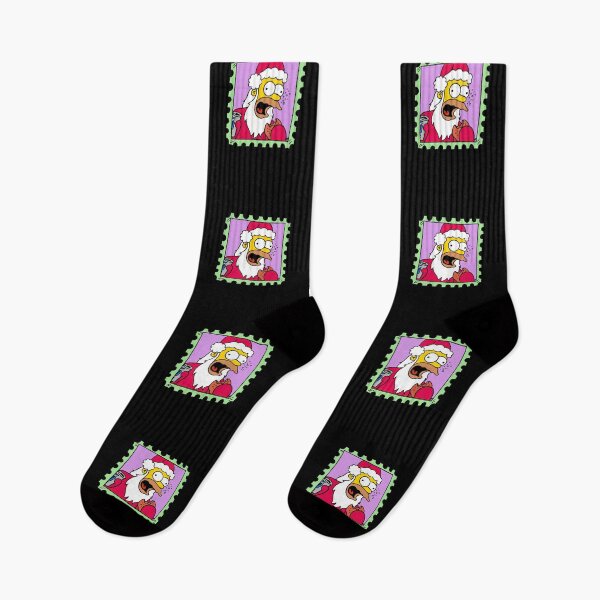 Item preview, Stamp Santa Homer - Black Background  designed and sold by The Abysmall.