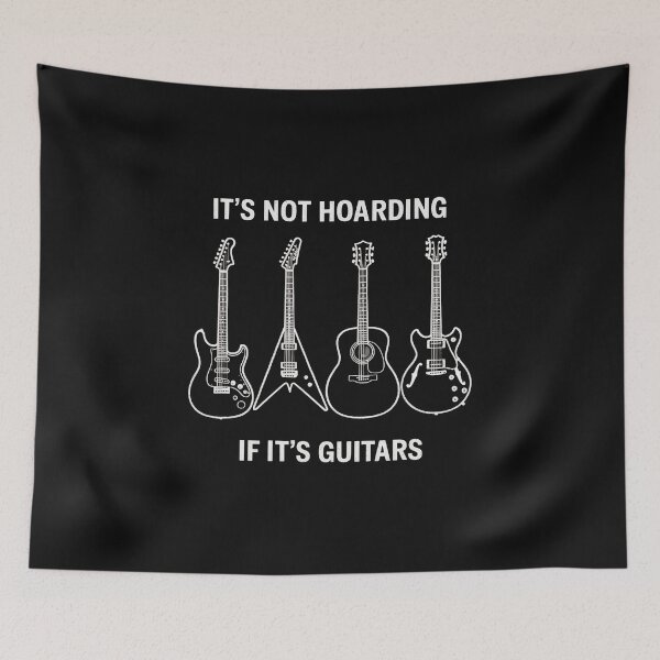 Item preview, It’s Not Hoarding If It’s Guitars men and dad grandpa  designed and sold by ArleneRowe.