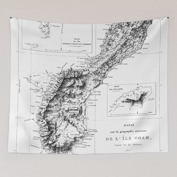 Item preview, Guam Historic Map of 1819 - #2 designed and sold by YuckyCat.