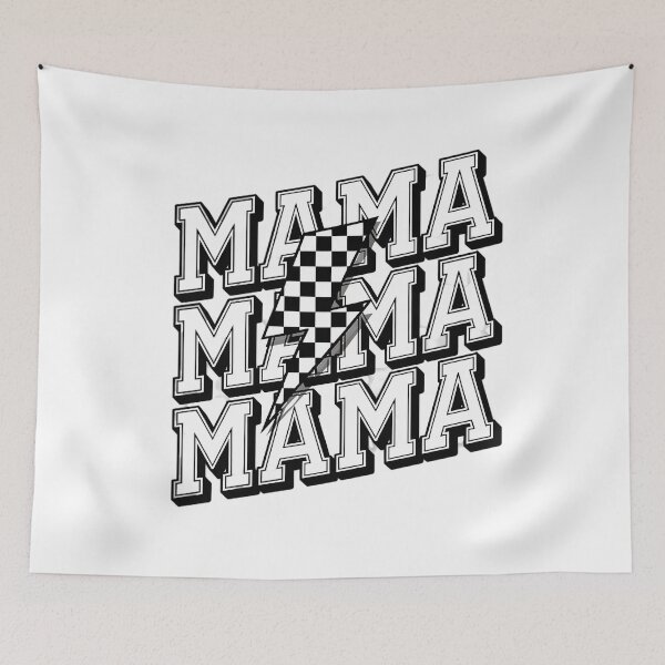 Item preview, Checkered Mama Lightning Bolt Mother's Day For Mom Mother  designed and sold by catsdothingz.