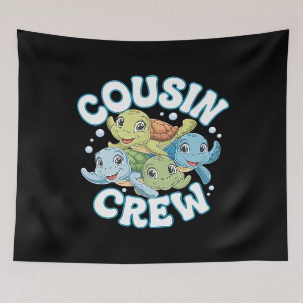 Item preview, Cousin Crew Sea Turtle Lovers World Turtle Day Party Squad designed and sold by catsdothingz.