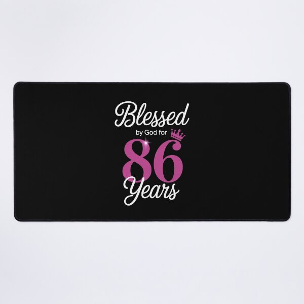 Item preview, Blessed by God For 86 Years Old Happy 86th Birthday designed and sold by HollyBellArtSte.