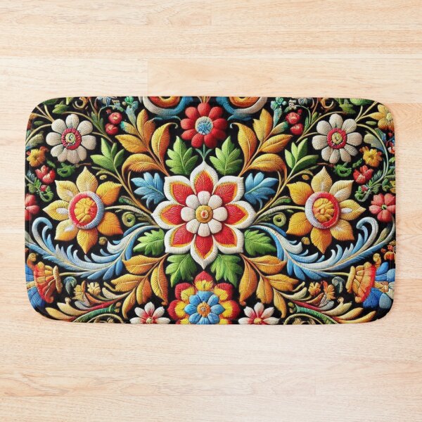 Item preview, Romanian Traditional Embroidery Pattern designed and sold by Myra365Art.