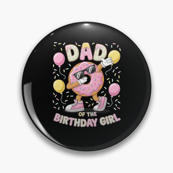 Item preview, Dad Of The Birthday Girl Funny Dabbing Donut Fathers Day designed and sold by catsdothingz.