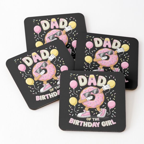 Item preview, Dad Of The Birthday Girl Funny Dabbing Donut Fathers Day designed and sold by catsdothingz.