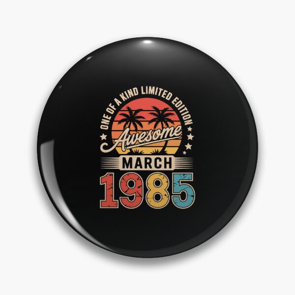 Item preview, Awesome Since March 1985 40th Birthday designed and sold by IhanVaanMaArt.