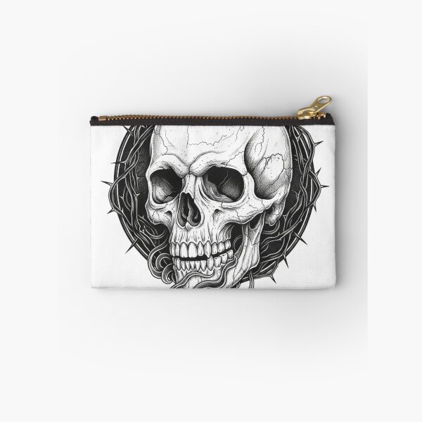 Item preview, Realistic Dark Art Skull Tattoo Illustration designed and sold by lamabream.