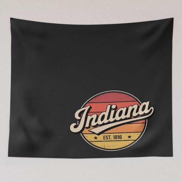 Item preview, Indiana Home State IN Cool 70s Style Sunset designed and sold by Bstilablhot.