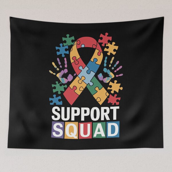 Item preview, Autism Awareness Autism Support Squad Family designed and sold by AsteriskDatBArt.