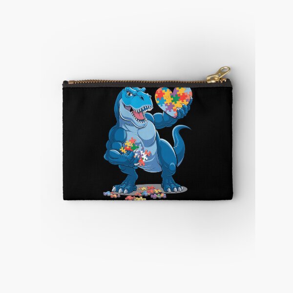 Item preview, Autism Awareness Dinosaur T-Rex Heart designed and sold by AsteriskDatBArt.