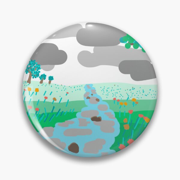 Item preview, Simple Scenery with a Stream designed and sold by XandyrQ.